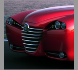 3D rendering alfa romeo epoca - concept 2