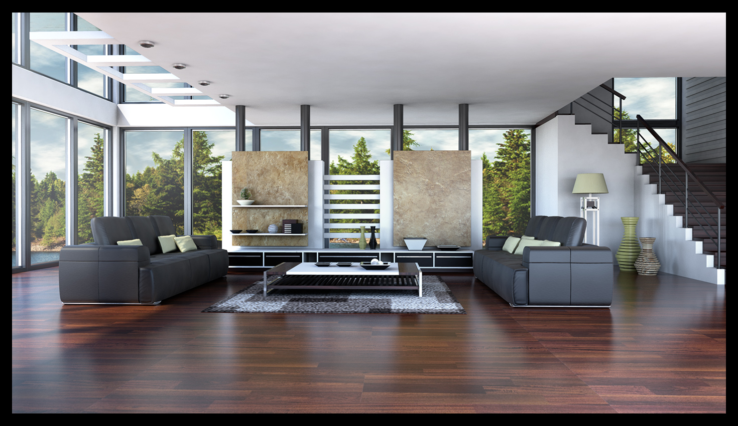 Web design studio grafico 3d rendering for Architettura di interni